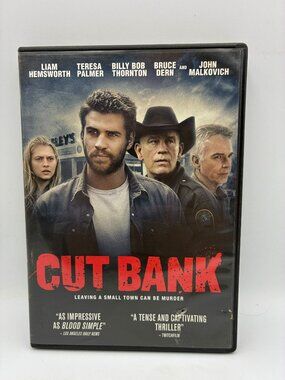 Cut Bank 2015 R Liam Hemsworth Lionsgate DVD Crime Thriller Mystery Widescreen